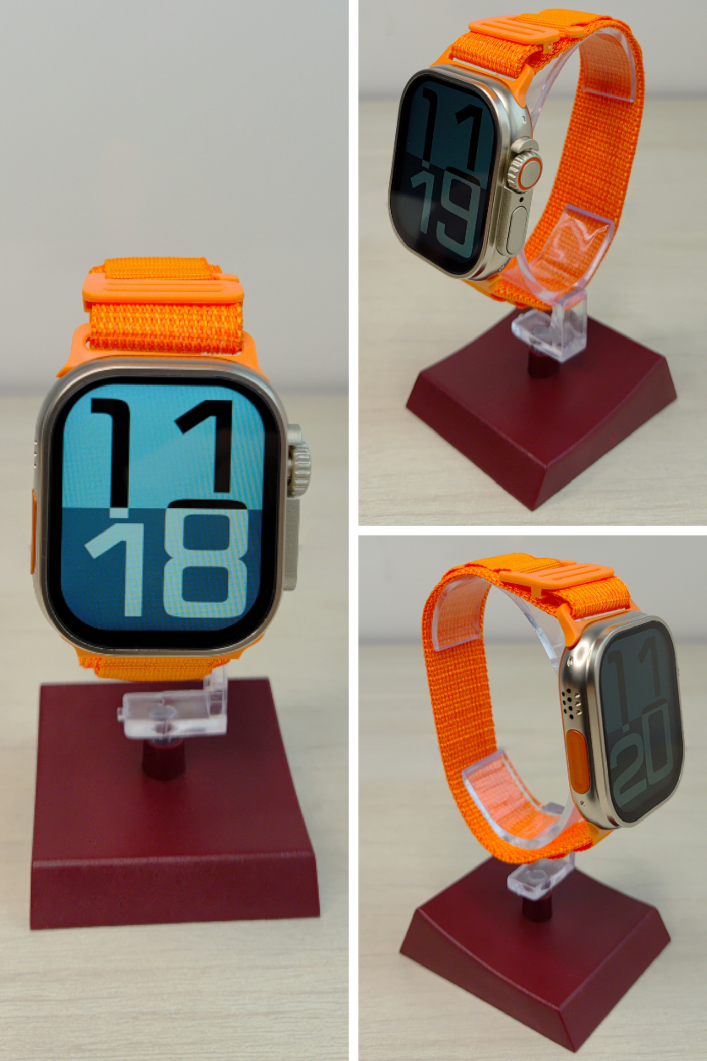 7 IN 1 Smart Watch Orange Edition Combo With Airpod Pro