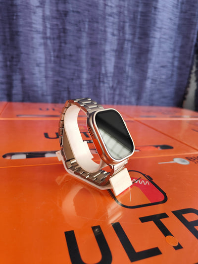 7 IN 1 Smart Watch Orange Edition Combo